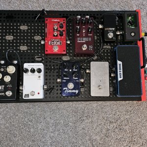 New pedal board